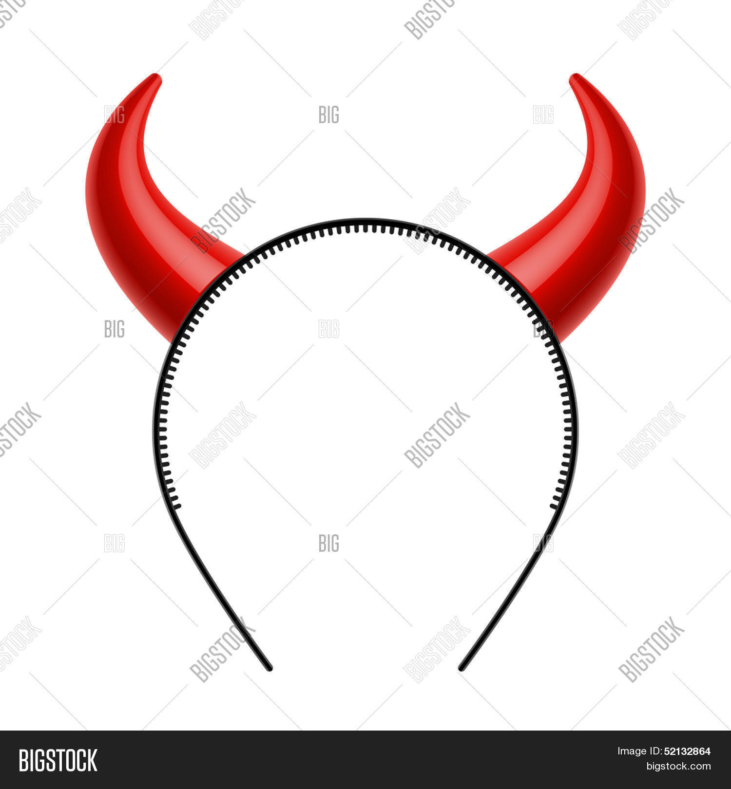 Devils Horns Head Vector & Photo (Free Trial) | Bigstock