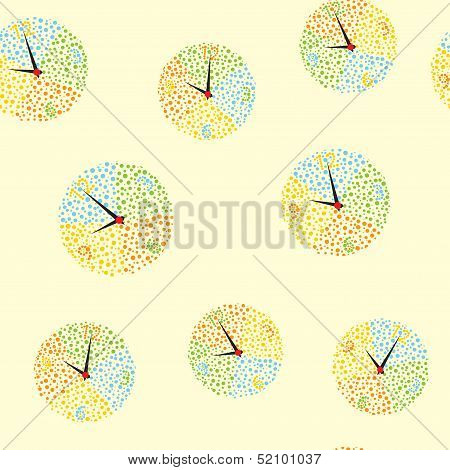 Childish Multicolor Clock.