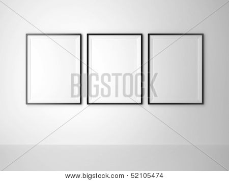 Three Blank Frame