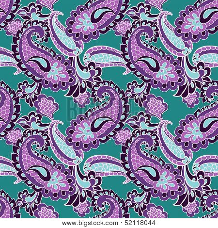 paisley seamless background