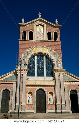 Black Madonna Church In Tindary. Sicily