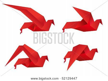 origami birds