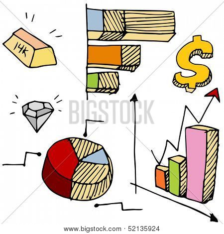 An image of financial charts.