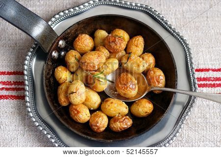 Roast baby potatoes