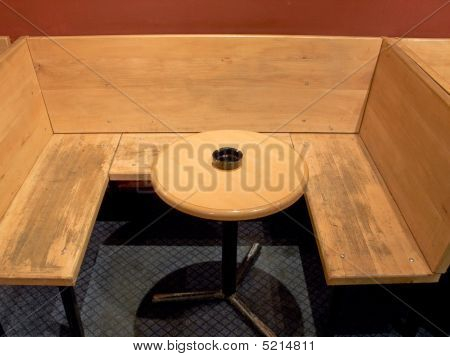 Interior de la cafetería