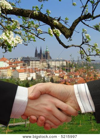 Businessmen Shaking Hands