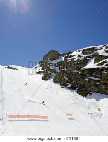 Piste da sci del comprensorio sciistico di Prodollano In Spagna