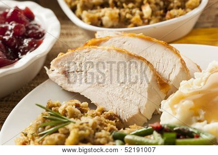 Homemade Sliced Turkey Breast