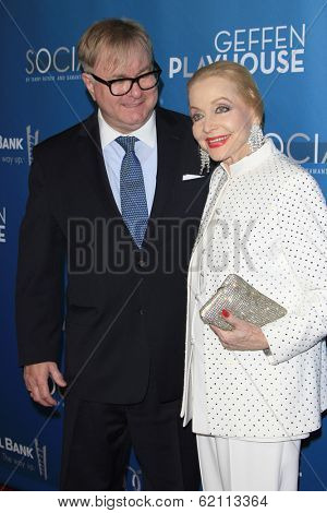 LOS ANGELES - MAR 22:  Jonathan Weedman, Anne Jeffreys at the Backstage At The Geffen Gala at Geffen Playhouse on March 22, 2014 in Westwood, CA