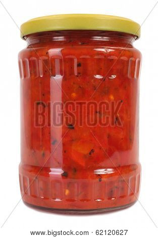Ajvar chutney relish homemade product