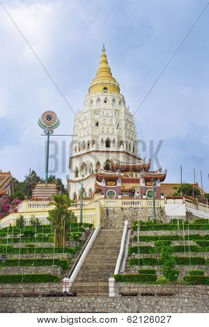 Kek Lok Si Temple On The Island Of Penang In Malaysia