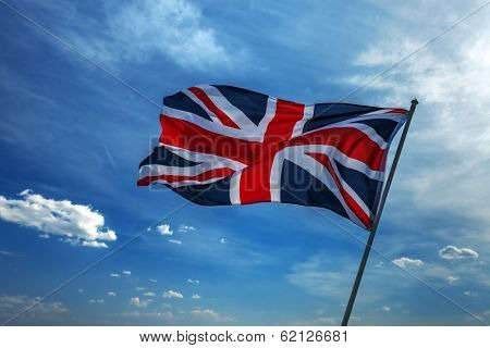 germany flag on fky background