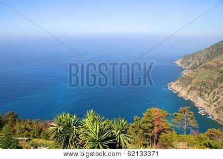 View On The Coast Of Cinque Terre