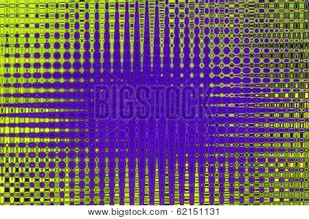 Blue and Green Symmetry - Beautiful Color Background and Screensaver Patterns