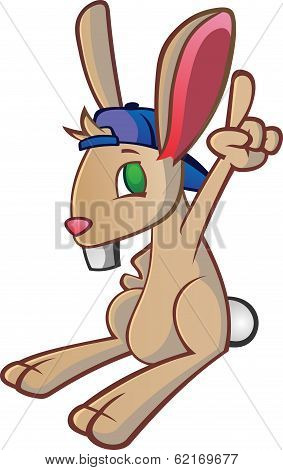 Bunny Rabbit Baseball Cap Cartoon Character