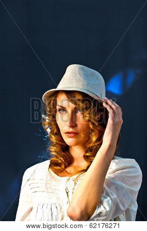 Fashion Photos Hooting For Visitors At Photokina In Cologne