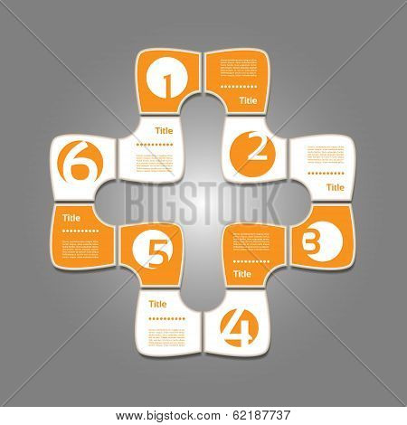 Vector Progress Background / Product Choice or Version. eps 10