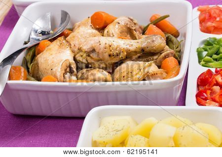 Roasted chicken