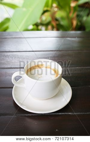 White Coffee Cup