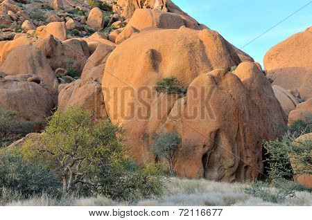 Rock Formation At Spitzkoppe