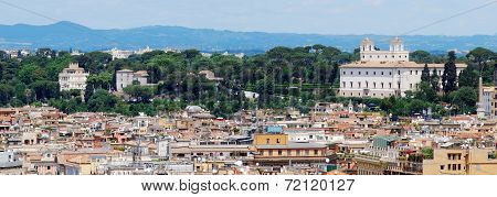 Rome Aerial View From Vittorio Emanuele Monument