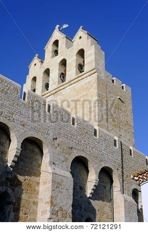 Steeple Of The Church Of Saintes-maries-de-la-mer