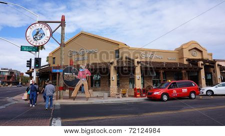 Old Town Is Located On The Original Townsite Of Scottsdale, Arizona