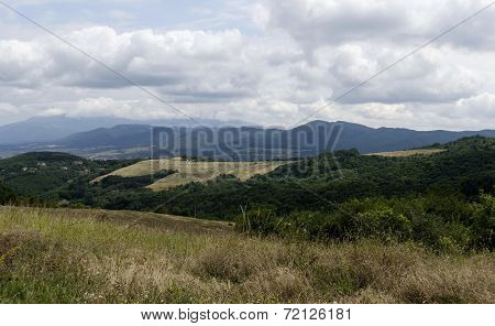 Look to Vitosha from Lulin mountain
