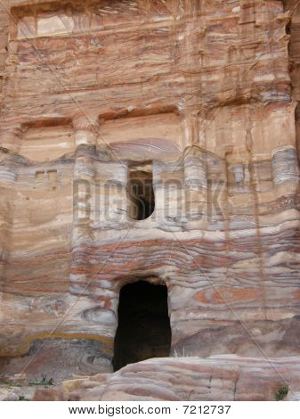Některé starověké zříceniny Petra