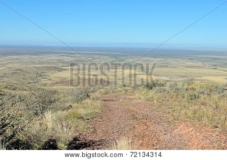 View From The Brukkaros Extinct Volcano