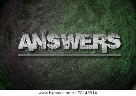 Answers Concept