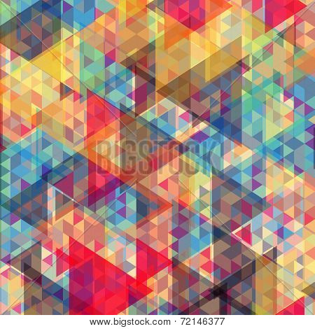 Color geometric background