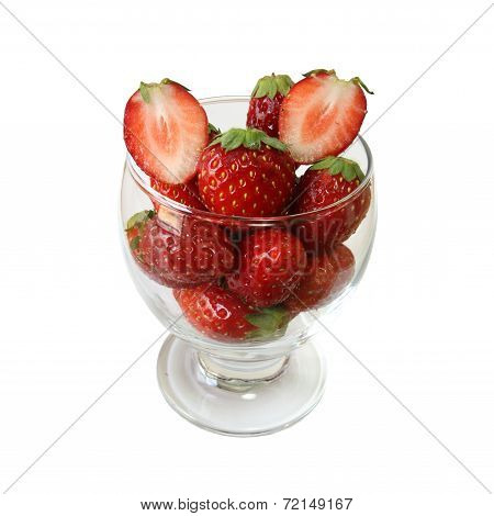 Strawberry On White Background