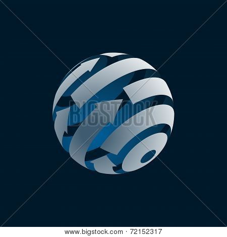 Abstract Globe