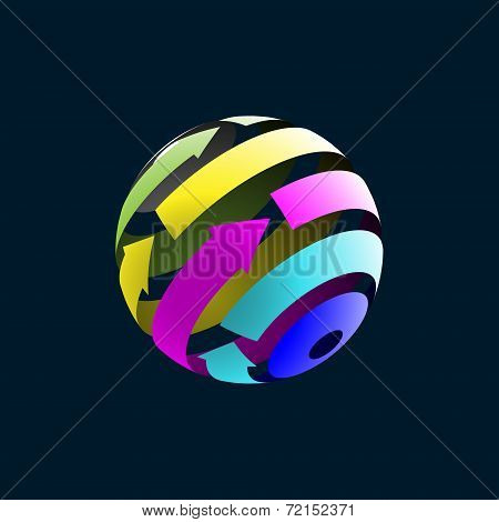 Abstract Globe