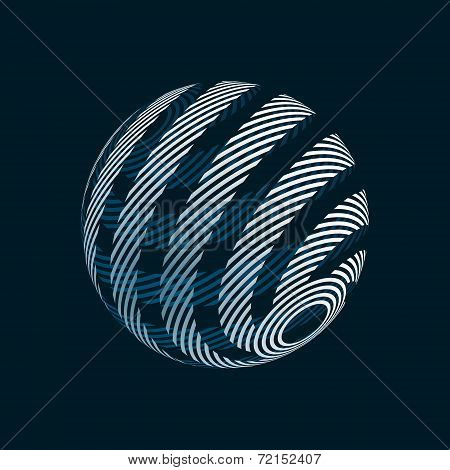 Abstract Globe