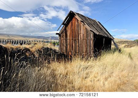 Native Indian Abandoned building