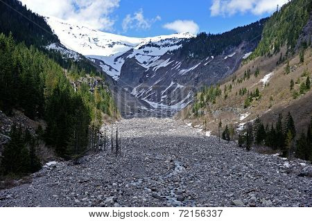 Nisqually River in the Mt Rainier National Park