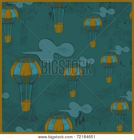 flying in the sky balloons