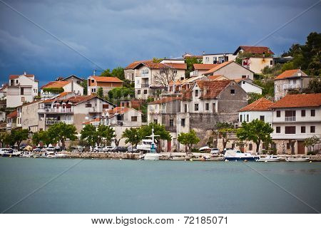 Zaton, Croatia View From The Sea