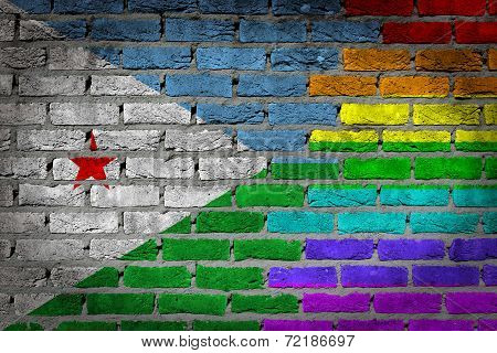 Dark Brick Wall - Lgbt Rights - Djibouti