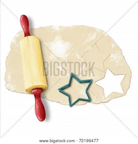 painted baking background