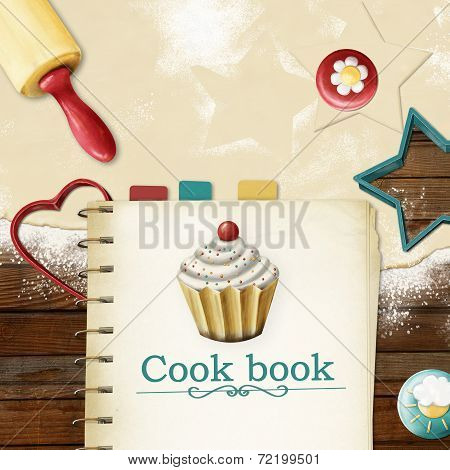 painted baking background