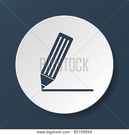 Flat  Icon Of Notes