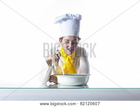 Cook Tasting Food