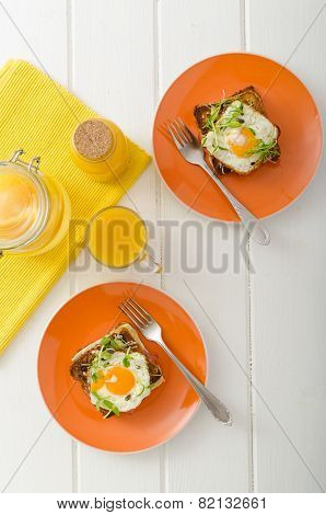 Croque Madame - French Baked Toast