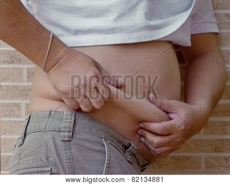 Squeezing Belly Fat
