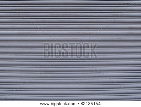 Metal garage door