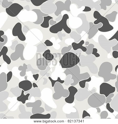 Auscam Snow Seamless Pattern