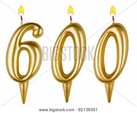 Candles Number Six Hundred